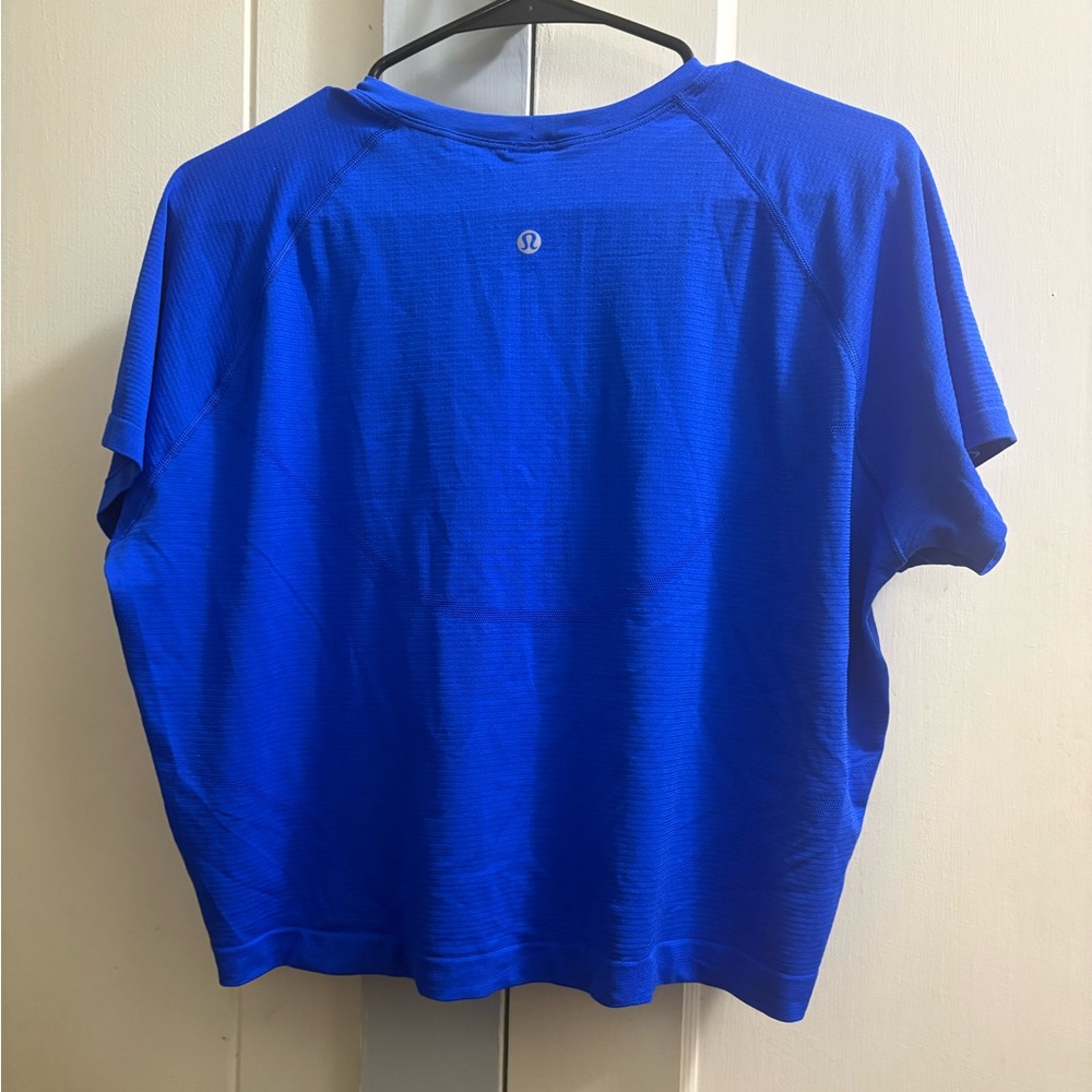 EUC Lululemon Swiftly Tech Cropped Top - Picture 2 of 4